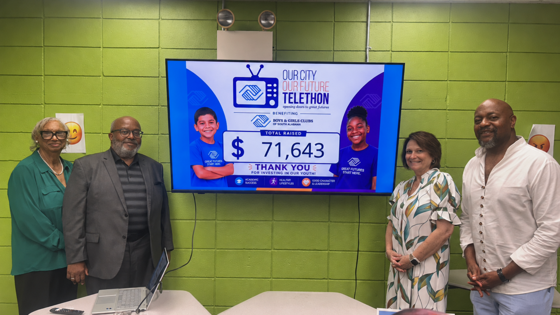 2026 Our City, Our Future Telethon final fundraising total of $71,643